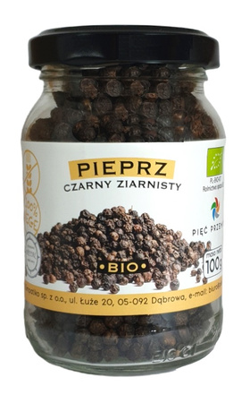 Glutenfreie schwarze Pfefferkörner bio 100 g - Five Transformations